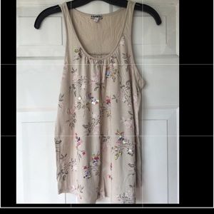 Women’s Tan Sequin Tank